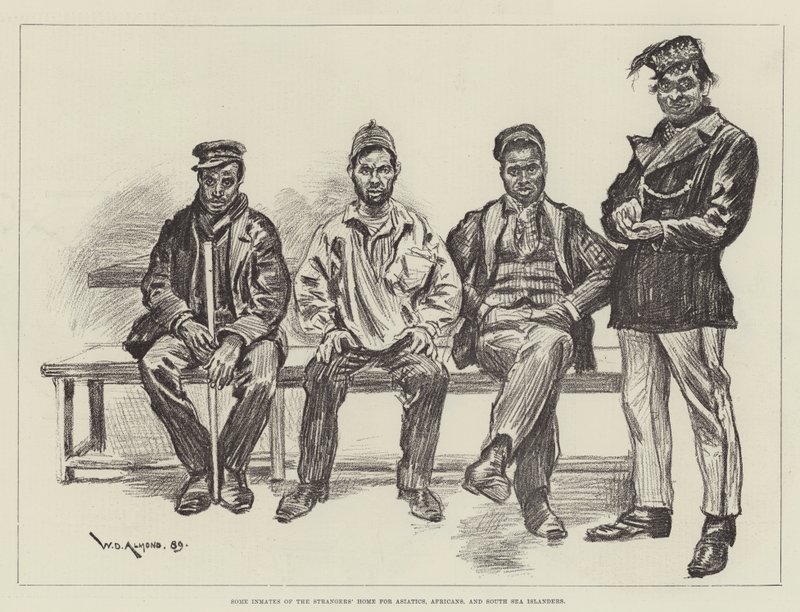 Aasialaisille, afrikkalaisille ja eteläisen meren saarelaisille tarkoitetun muukalaiskodin vankeja. tekijältä William Douglas Almond