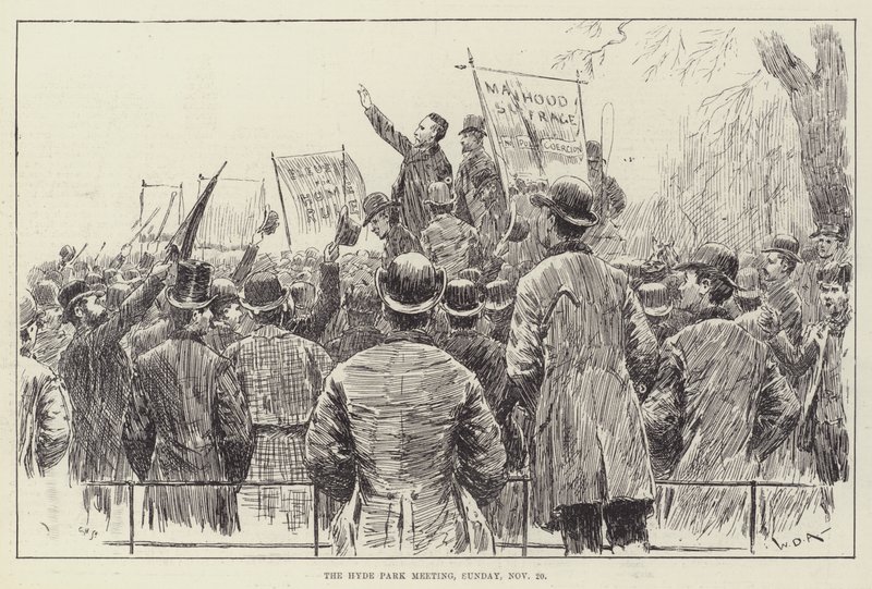 Hyde Park -kokous, sunnuntai 20. marraskuuta tekijältä William Douglas Almond