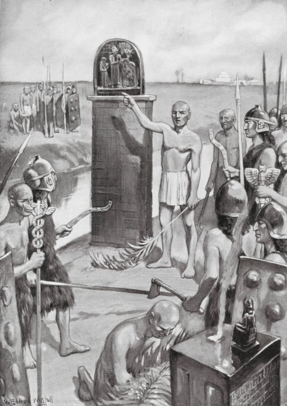 Lagashin rajan rajaaminen (litografia) (litho) tekijältä William Edward (after) Wigfull