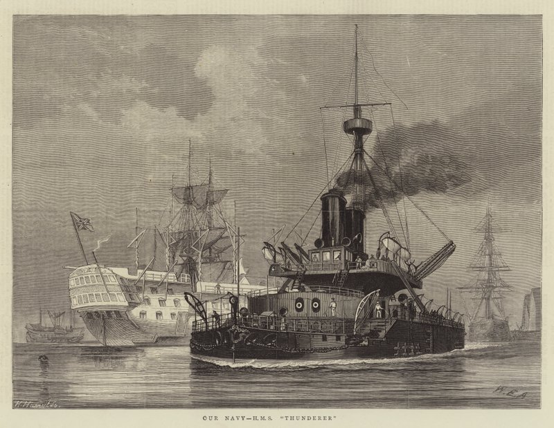 Laivastomme, HMS Thunderer tekijältä William Edward Atkins