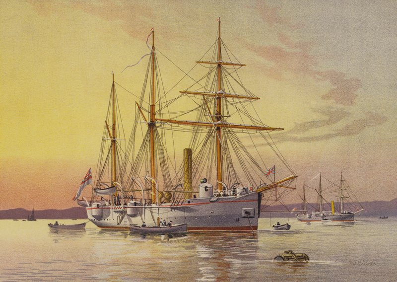 HMS Bramble, 1. luokan tykkivene tekijältä William Frederick Mitchell