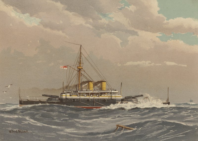 HMS Rodney, 1. luokan taistelulaiva tekijältä William Frederick Mitchell