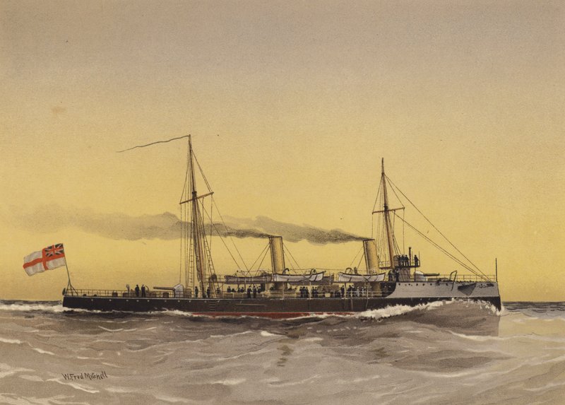 HMS Speedwell, torpedotykkivene tekijältä William Frederick Mitchell