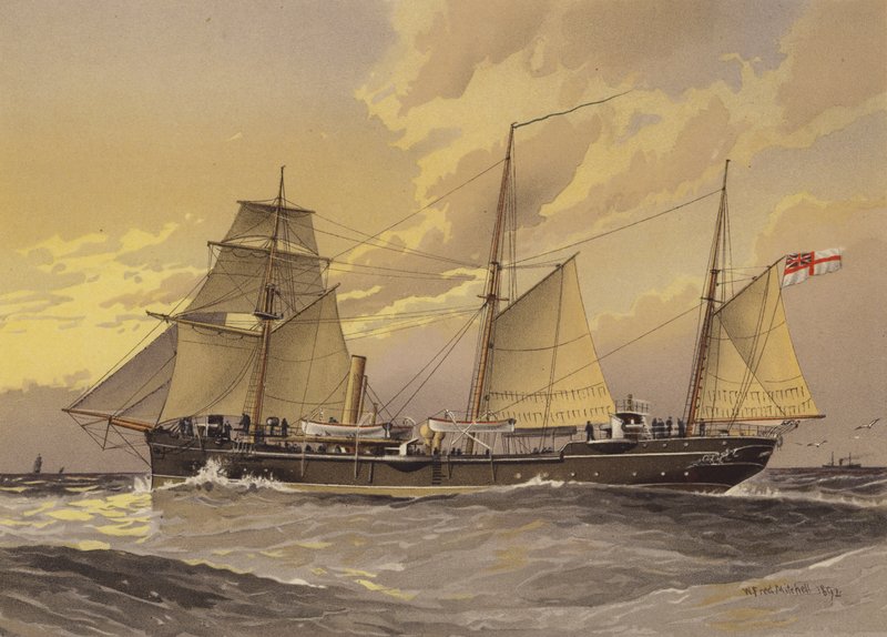 HMS Thrush, 1. luokan tykkivene tekijältä William Frederick Mitchell