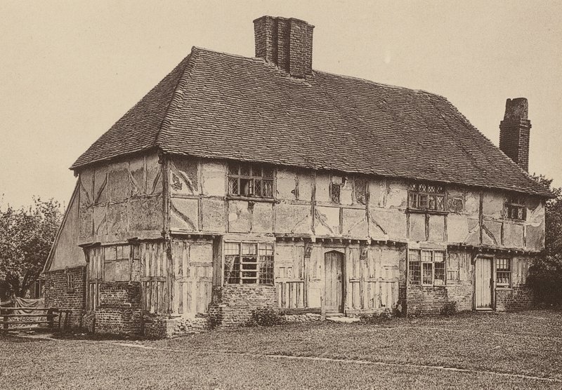 Swanton Streetillä, Kent (s/w-kuva) tekijältä William Galsworthy Davie