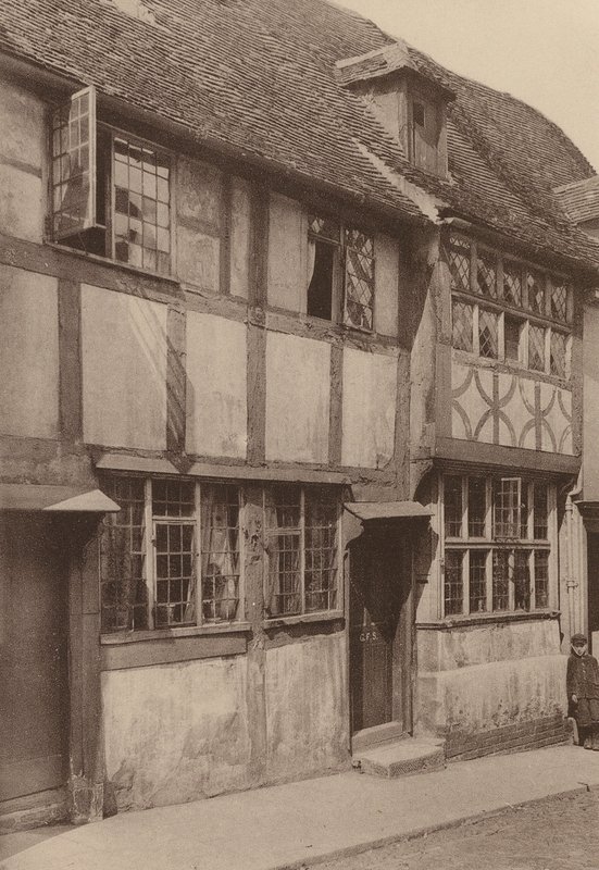 West Streetillä, Rye, Sussex (s/w-kuva). tekijältä William Galsworthy Davie