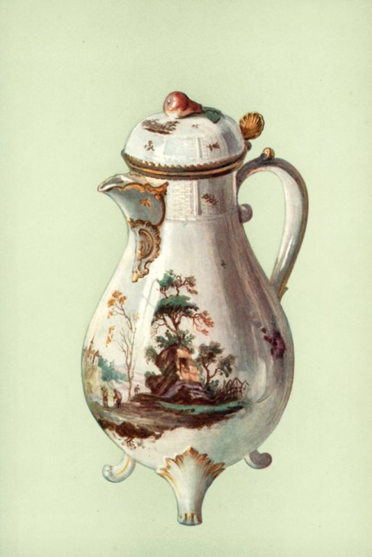 Kahvipannu, Ludwigsburg (väri litho) tekijältä William Gibb