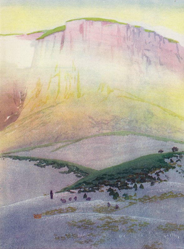 The Last Glean, Korsika (väri litho) tekijältä William Giles