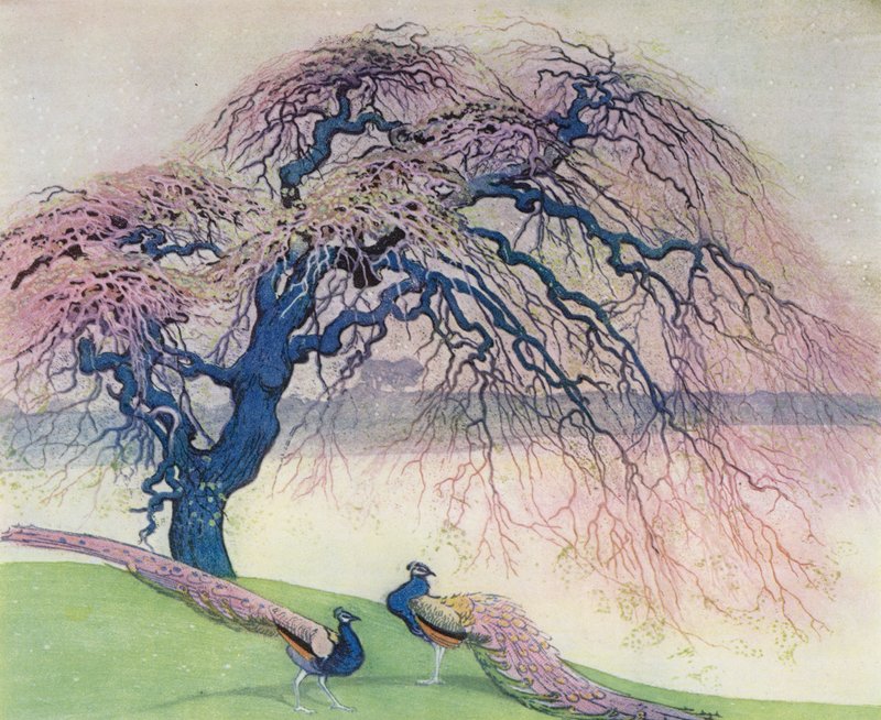 Kun talvi hiipuu (väri litho) tekijältä William Giles