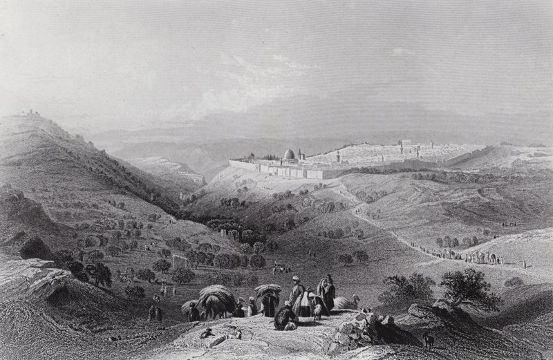 Öljymäki ja Jerusalem koillisesta tekijältä William H. Bartlett