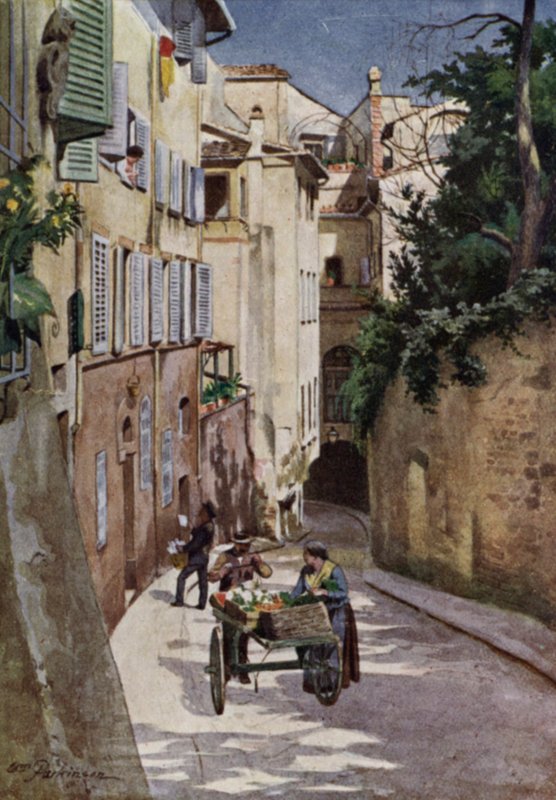 Costa S Georgio, Fiesole (väri litho) tekijältä William H. Parkinson