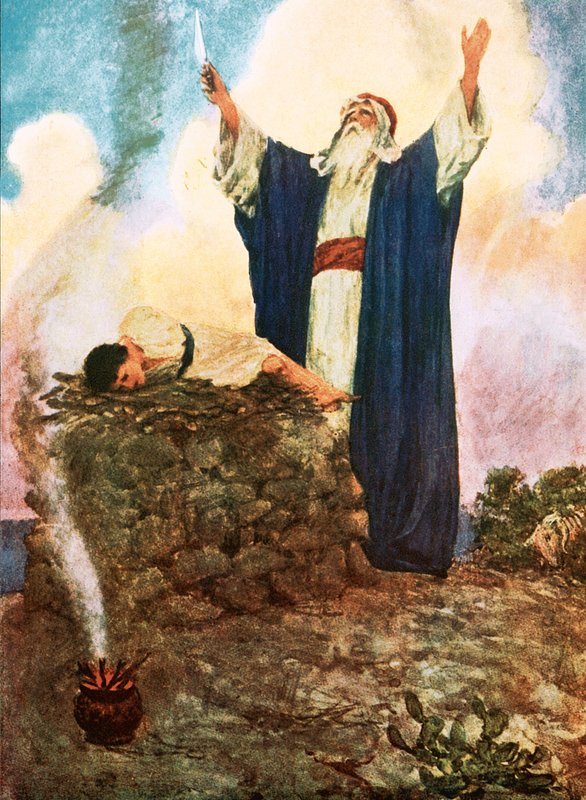 Abraham uhraa Iisakia tekijältä William Hatherell