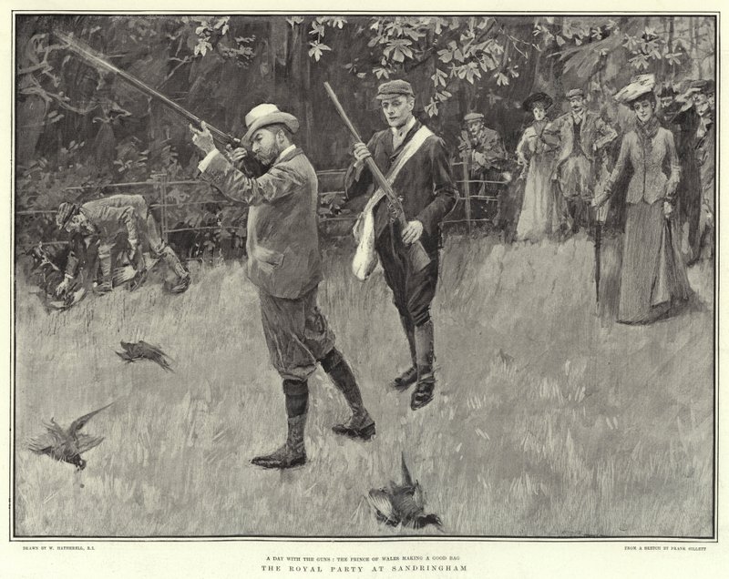 Kuninkaalliset juhlat Sandringhamissa tekijältä William Hatherell