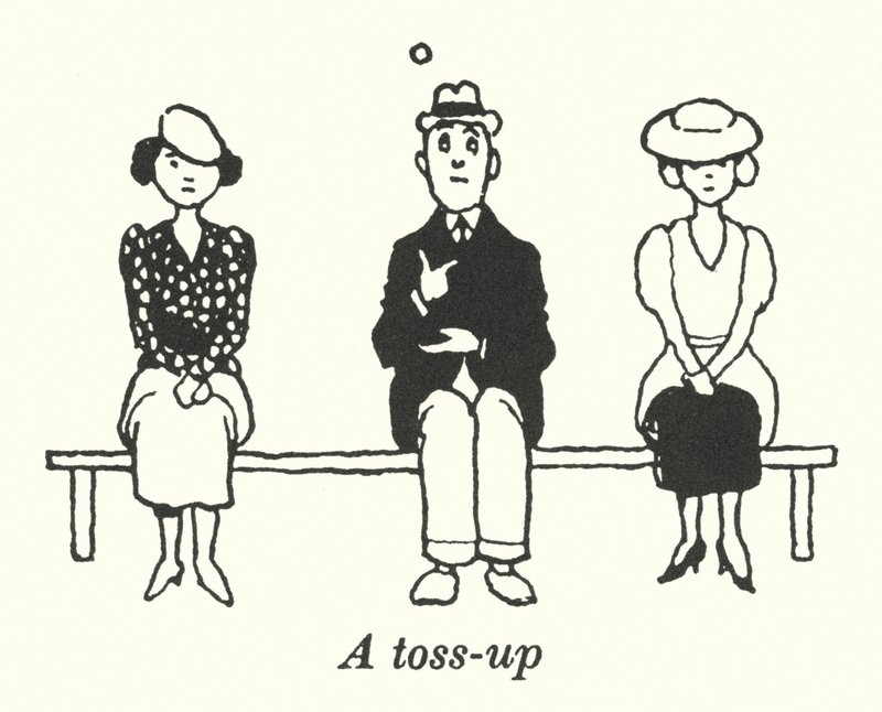 Toss-up (litho) tekijältä William Heath Robinson