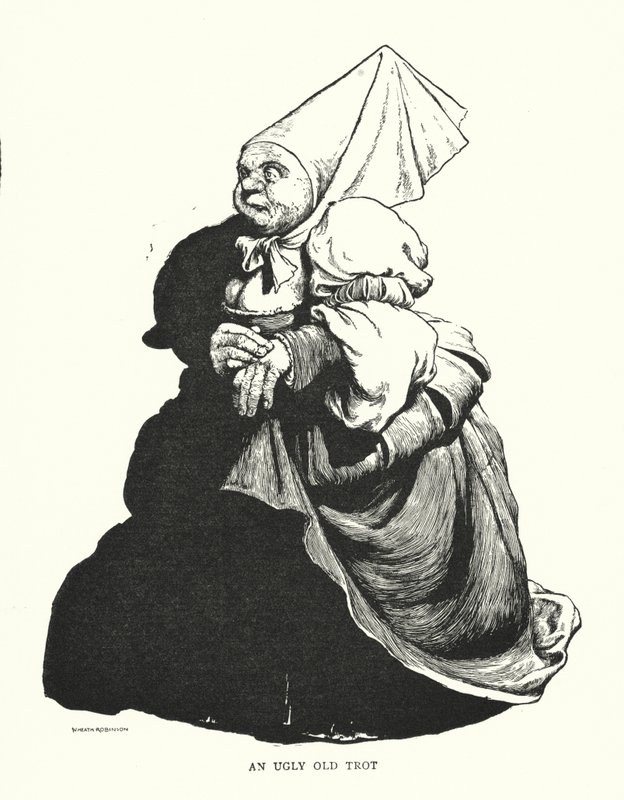 Ruma vanha ravi (litho) tekijältä William Heath Robinson