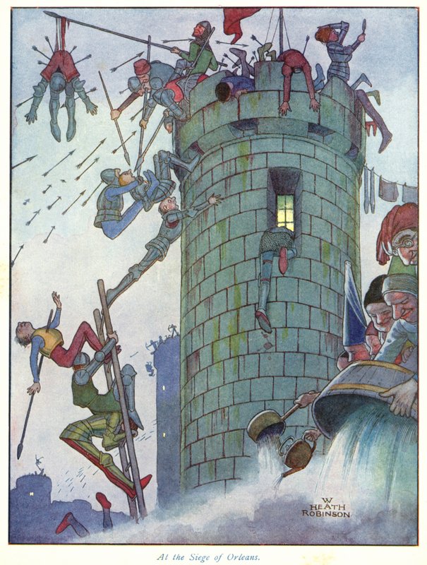 Orleansin piirityksessä tekijältä William Heath Robinson