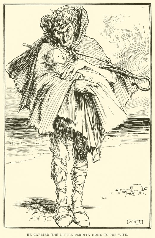 Hän kantoi Pikku Perditan kotiin vaimolleen tekijältä William Heath Robinson