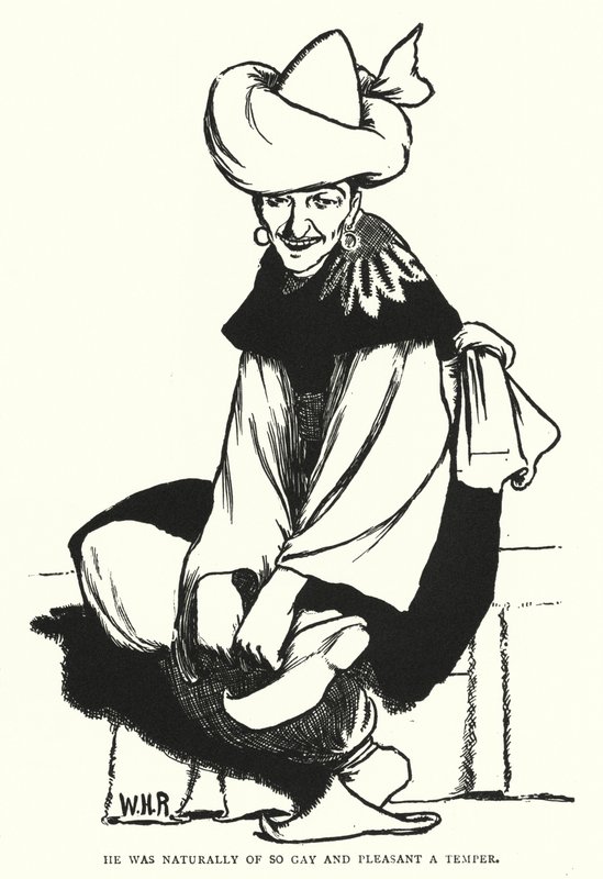 Hän oli luonnostaan niin homo ja miellyttävä luonne (kaiverrus) tekijältä William Heath Robinson