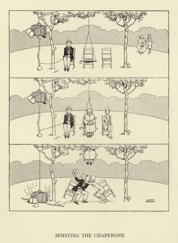 Chaperonen nostaminen tekijältä William Heath Robinson