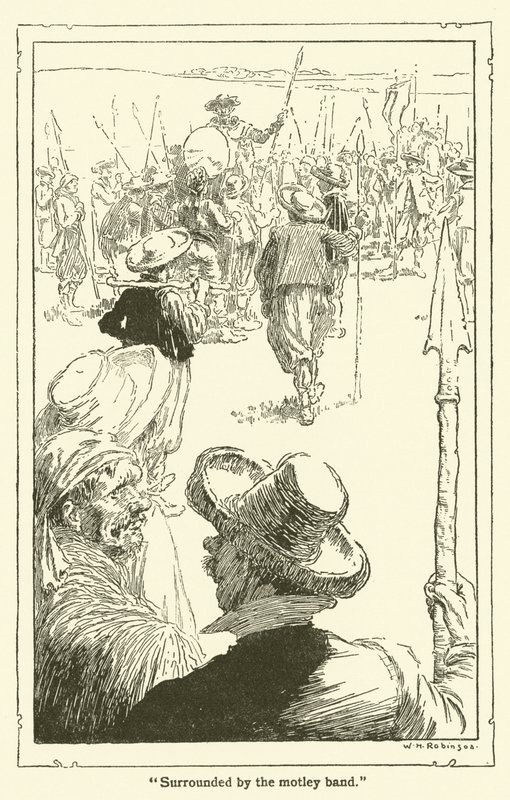 Kuvitus Don Quijotelle (litho) tekijältä William Heath Robinson