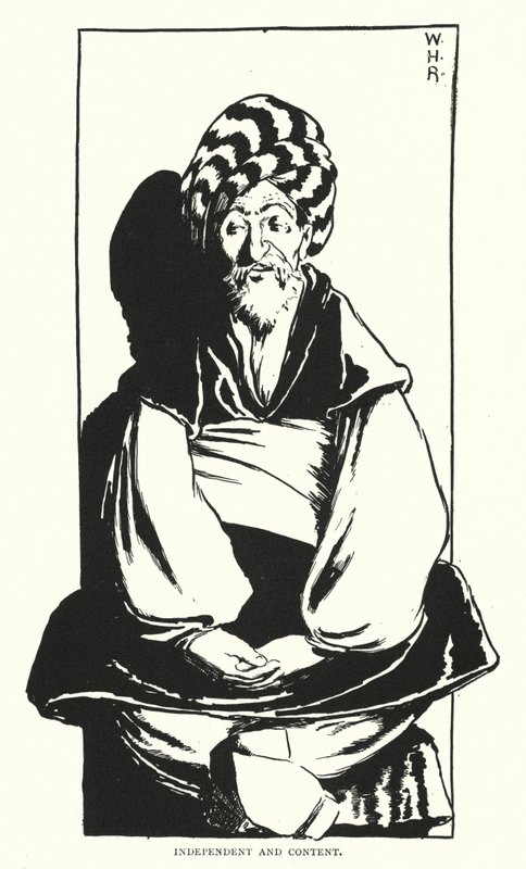 Itsenäinen ja sisältö (kaiverrus) tekijältä William Heath Robinson