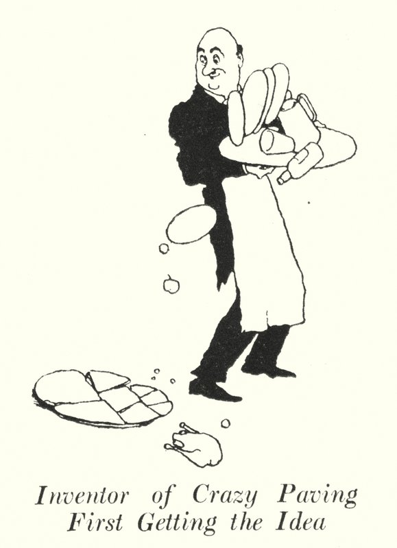 Hullun päällystyksen keksijä, joka saa ensin idean (litho) tekijältä William Heath Robinson