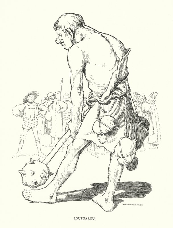 Lupgarou (kivi) tekijältä William Heath Robinson