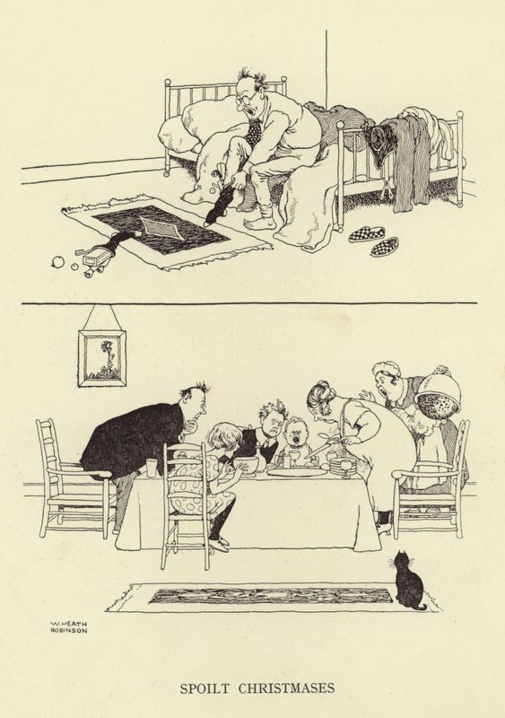 Pilatut joulut tekijältä William Heath Robinson