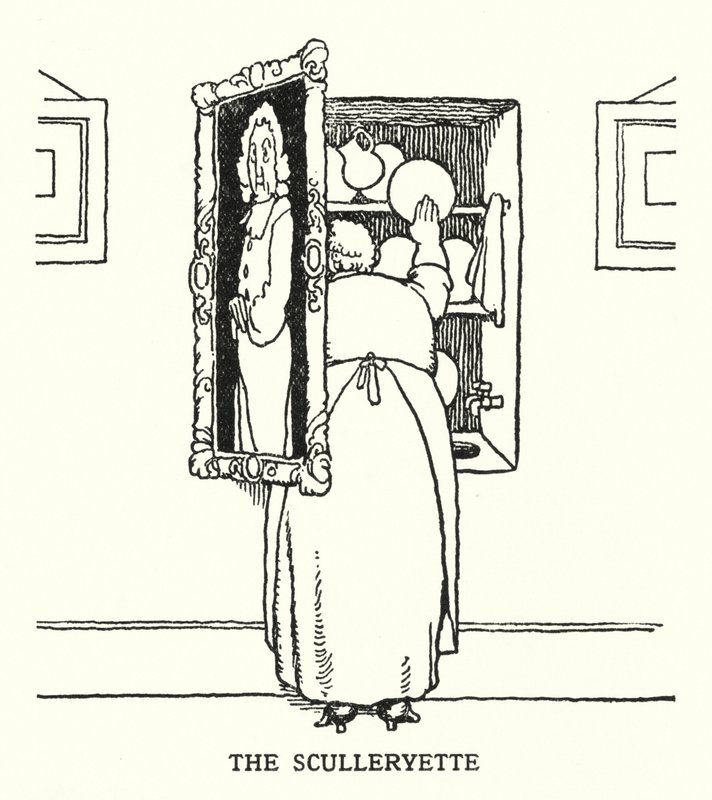 Sculleryette (litho) tekijältä William Heath Robinson