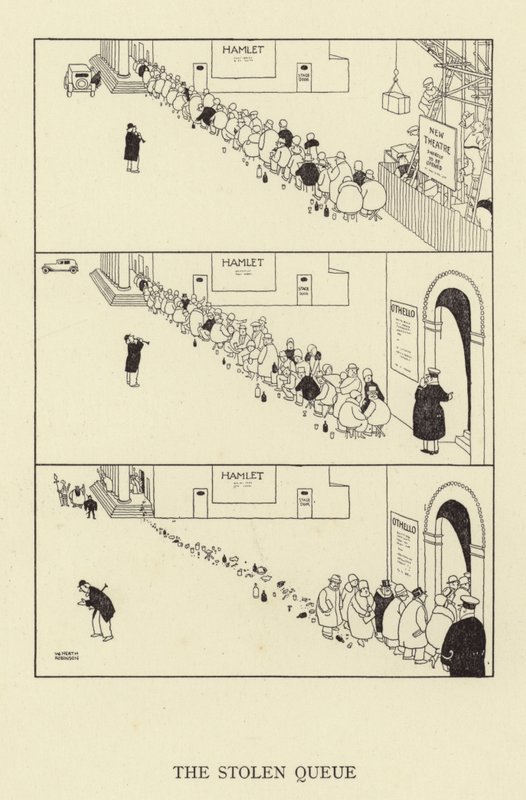 Varastettu jono tekijältä William Heath Robinson