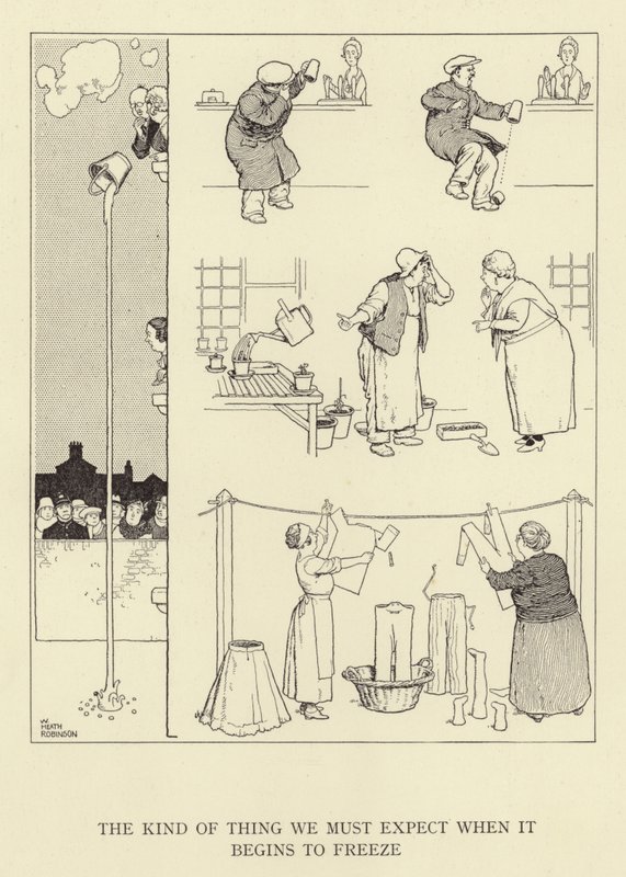 Sellaista, jota meidän on odotettava, kun se alkaa jäätyä tekijältä William Heath Robinson