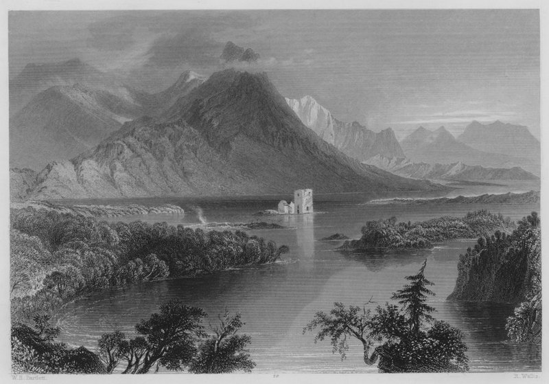 Ballynahinch (kaiverrus) tekijältä William Henry (after) Bartlett