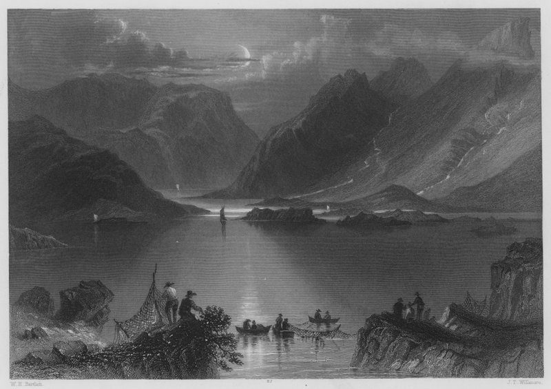 Killeriesin päällikkö, Connemara (kaiverrus) tekijältä William Henry (after) Bartlett