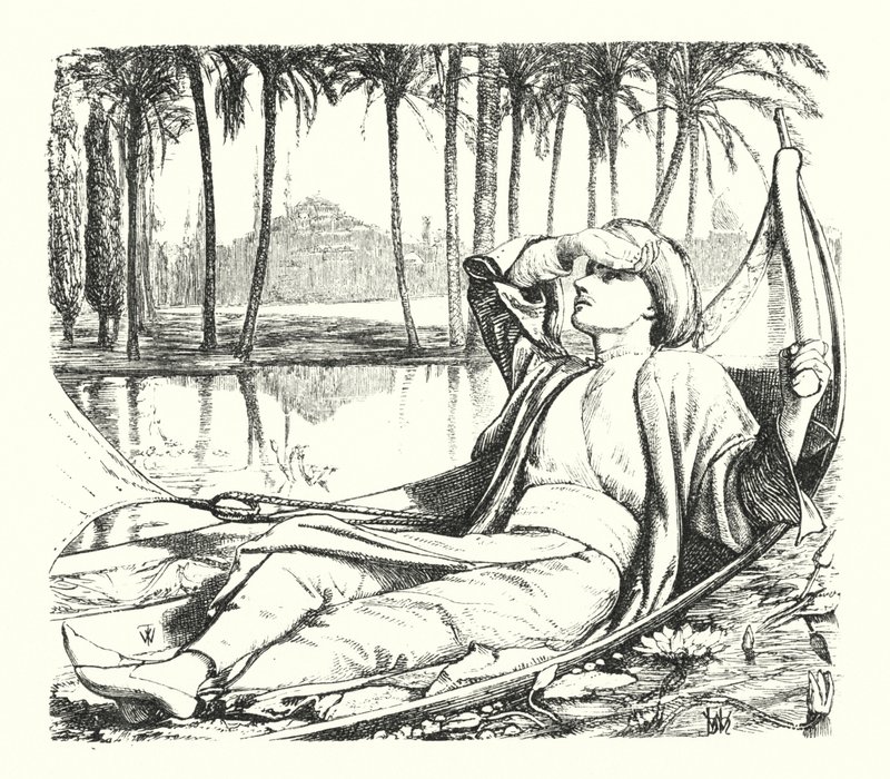 Muistoja Arabian öistä (kaiverrus) tekijältä William Henry (after) Hunt