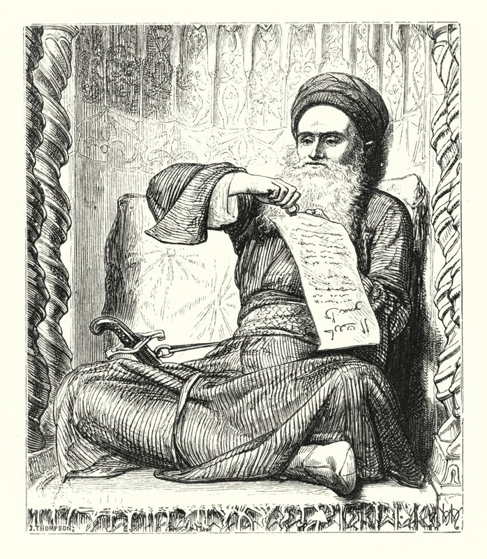 Muistoja Arabian öistä (kaiverrus) tekijältä William Henry (after) Hunt