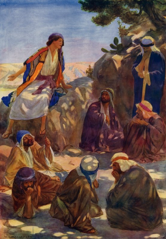 Joosef kertomassa unelmansa (väri litho) tekijältä William Henry (after) Margetson