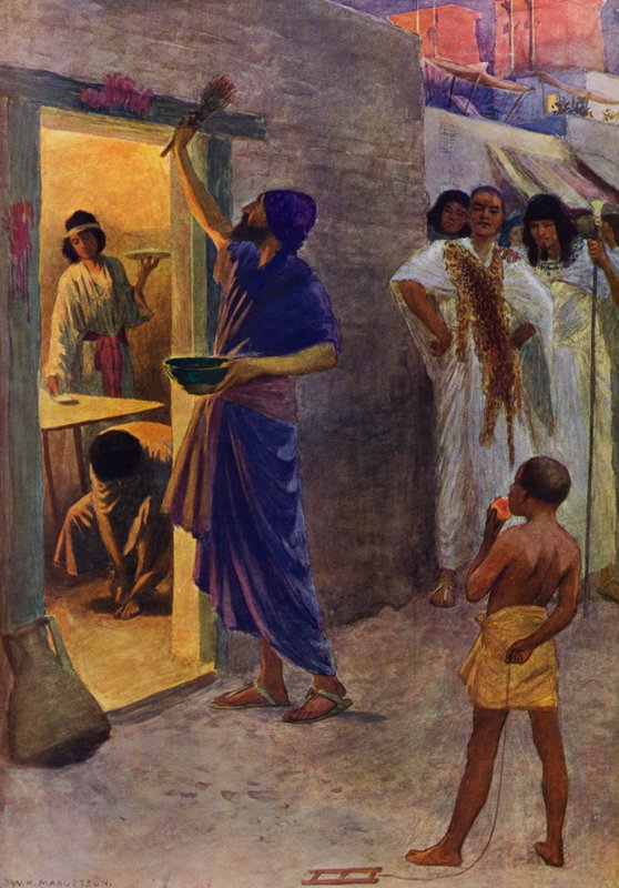 Pääsiäinen perustettu (väri litho) tekijältä William Henry (after) Margetson