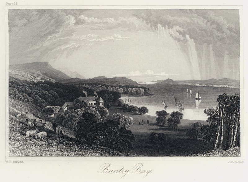 Bantry Bay (kaiverrus) tekijältä William Henry Bartlett