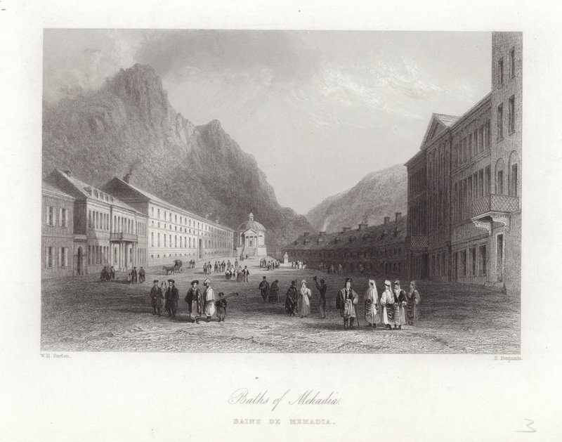 Mehadian kylpylät tekijältä William Henry Bartlett