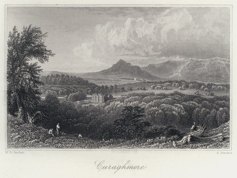 Curaghmore (kaiverrus) tekijältä William Henry Bartlett