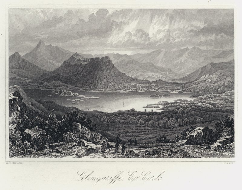 Glengariffe, Co Cork (kaiverrus) tekijältä William Henry Bartlett