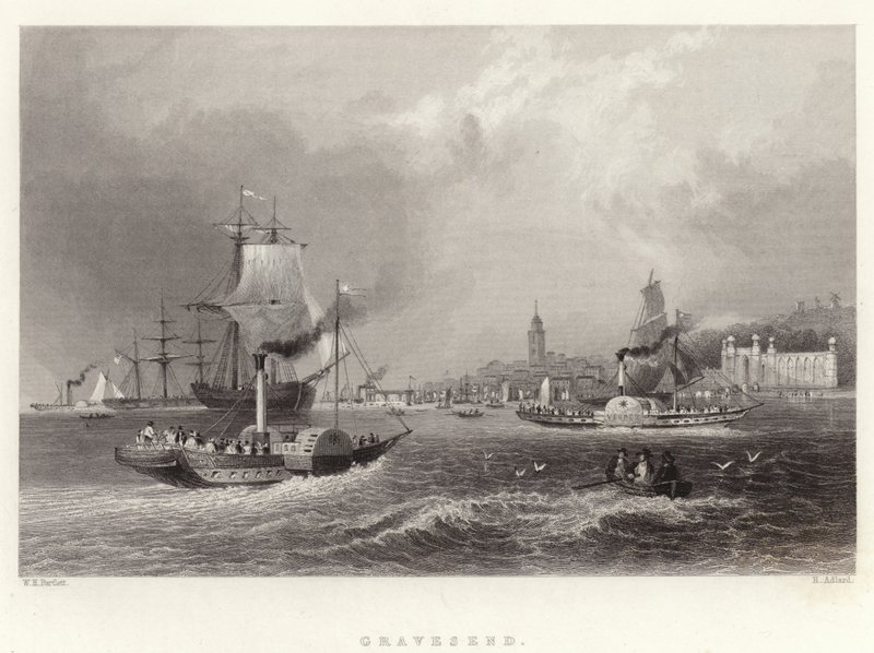 Gravesend tekijältä William Henry Bartlett