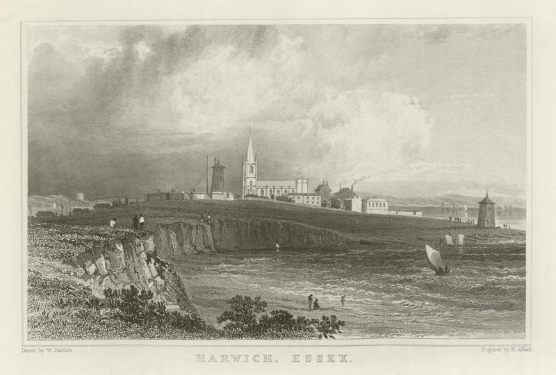 Harwich, Essex tekijältä William Henry Bartlett
