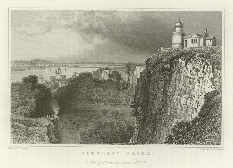 Purfleet, Essex tekijältä William Henry Bartlett