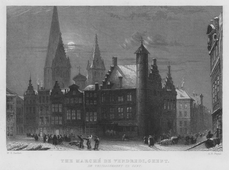 Perjantai maaliskuu, Gent (kaiverrus) tekijältä William Henry Bartlett