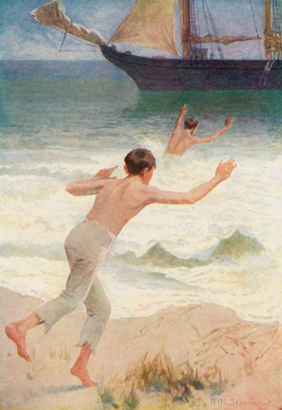 Hyppäsin yli laidan samalla hetkellä, kun Jack rajoittui mereen tekijältä William Henry Charles Groome
