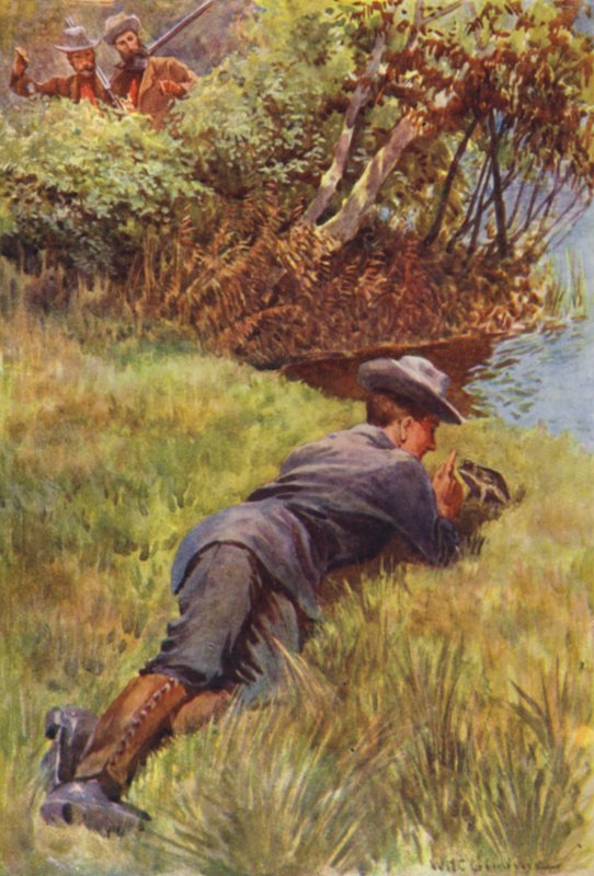 R M Ballantynen kuvitus Gorilla Huntersille tekijältä William Henry Charles Groome