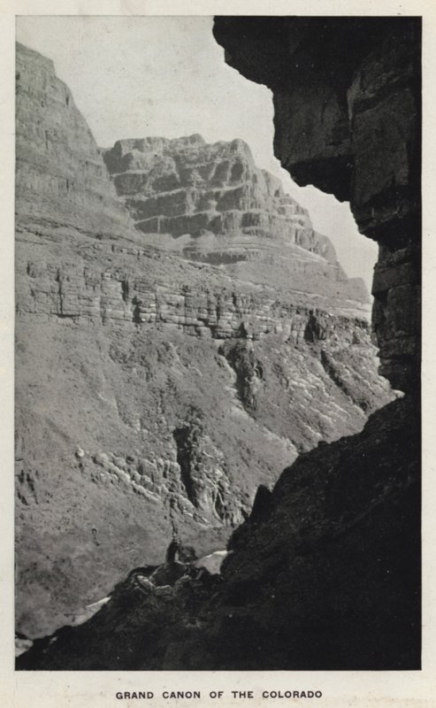 Canyons of Colorado: Grand Canon of the Colorado (m/w kuva) tekijältä William Henry Jackson