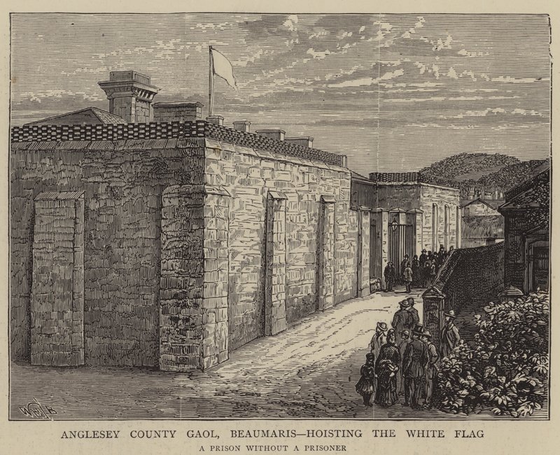Anglesey County Gaol, Beaumaris, isännöi valkoista lippua tekijältä William Henry James Boot