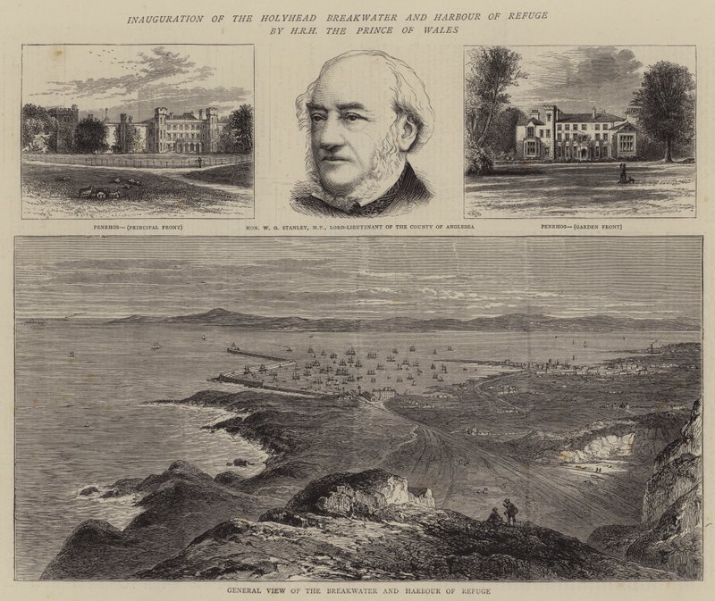 Walesin prinssi HRH vihki käyttöön Holyheadin aallonmurtajan ja turvasataman tekijältä William Henry James Boot